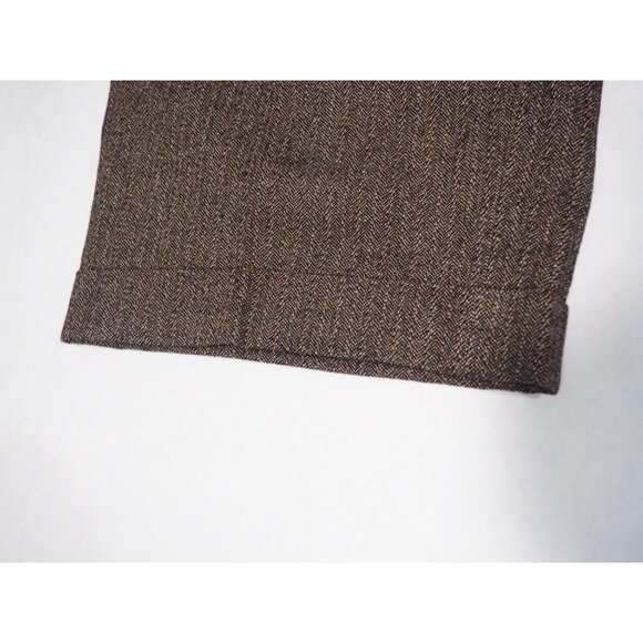 Ralph Lauren Brown Wool Tweed Dress Pants $195, US Plus Size 22W - Picture 5 of 15